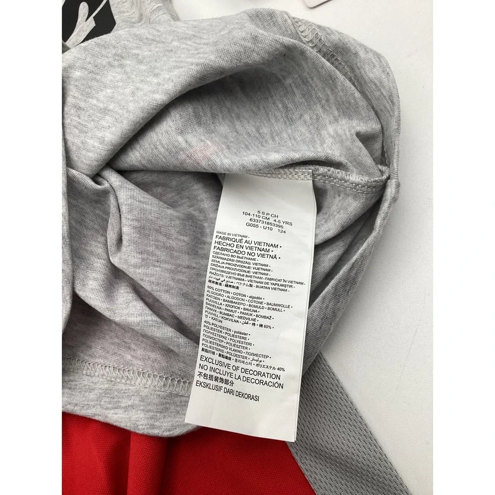 Nike Boys 2-Piece Set Just Do It T-Shirt and Shorts University Red 5 - Picture 8 of 8